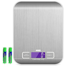 Digital Food Scales, [5000g, 0.1oz/ 1g] Amir® Kitchen Scales, Elect...