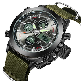 Affute Military Mens Watch Sports Wristwatch with Chronograph Alar...
