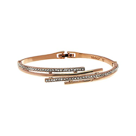 Fashionvictime - Woman Bracelet - 18Ct Gold Plated Silver - Crystal -...