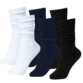 Brubaker 6-Pack Slouch Sock for Fitness Workout Yoga Gym Well...