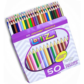 LolliZ® 50 Colored Pencils Set