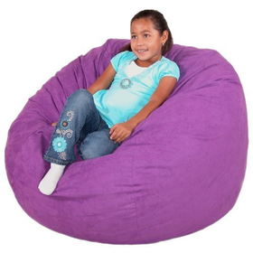 Cozy Sack 3-Feet Bean Bag Chair Medium Purple