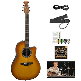 Ovation AB24-HB-KIT-1 Applause Balladeer Acoustic-Electric Cutaw...