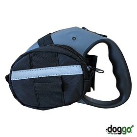 Doggo Retractable Leash Accessory Bag, One Size, Black