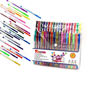 Reaeon Colored Gel Pens, Coloring Gel Pen for Office, Art, Adults Col...