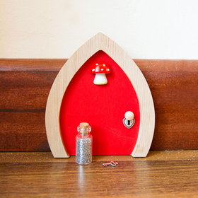 Red Fairy Door Mushroom