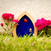 Blue ladybird Fairy Door