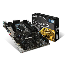 MSI Pro Solution Intel Z170A LGA 1151 DDR4 USB 3.1 ATX Motherboard (Z170-A Pro)