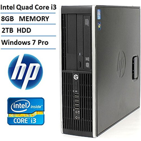 HP Elite 8200 High Performance Small Form Factor Business Desktop Computer , 8GB DDR3 RAM, 2TB HDD, 