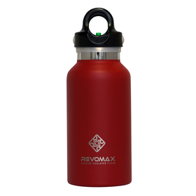 Red 12 oz Classic Thermal Flask with Quick-Release Cap