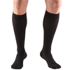 Truform 8845, Compression Stockings, Below Knee, Closed Toe, 30-40 mmhg, Black, Medium