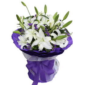 Lily Flower Bouquet - Send Gift Philippines