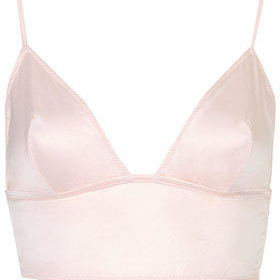 Satin Bralet - Pink Blush