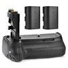 Meike MK-70D Vertical Battery Grip Handy Pack for Canon EOS 70D Camera BG-E14 DSLR+ 2x Rechargeable 