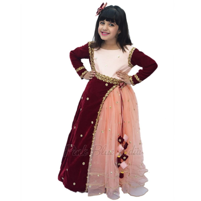 indian wedding dress for girl kid