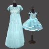 Mom Daughter Tiered Party Wear Gown
