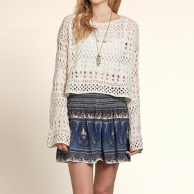 Shell Beach Bell Sleeve Pullover