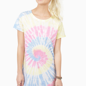 Mother Earth Tie Dye T-Shirt Dress $40