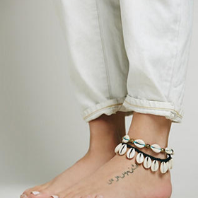 Free People Avoca Shell Anklet