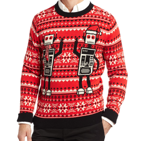 Amazon.com: Alex Stevens Men's Robot Ugly Christmas Sweater: Clothing