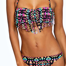 Provence Aztec Print Tassel Bikini