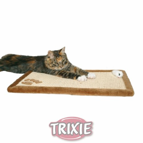 Trixie Sisal Scratching Plush Board Claw Mat Cat Pet