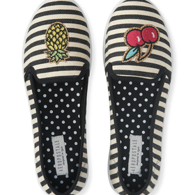 Striped Fruit Patch Slip-On Shoe