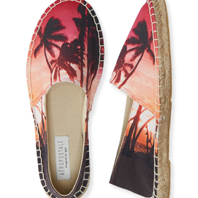 Aeropostale Palm Tree Espadrille Slip-On Shoe