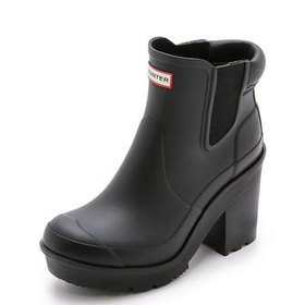 Hunter Boots Original Block Heel Chelsea Boots