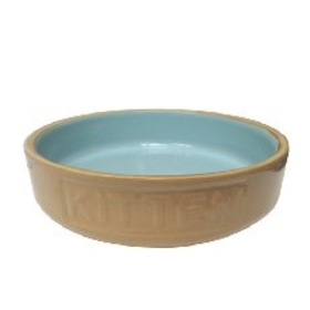 Rayware Mason And Cane Ceramic Kitten Bowl Blue