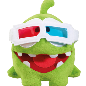Cut The Rope Om Nom with Crazy Fashion 3D Glasses