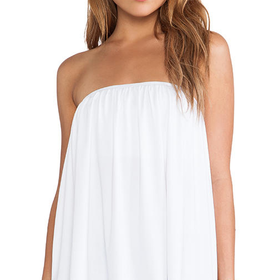 Susana Monaco Chloe Strapless Top in White