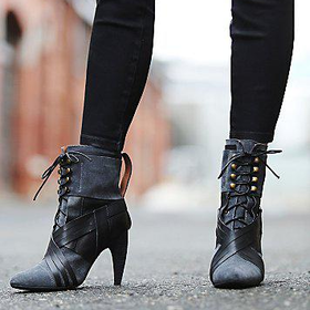 Jeffrey Campbell + Free People Womens Bray Heeled Boot