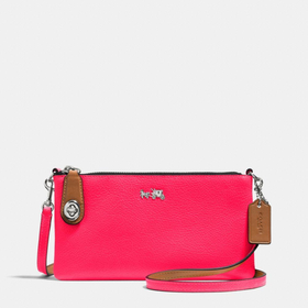 C.O.A.C.H. HERALD CROSSBODY IN POLISHED PEBBLE LEATHER