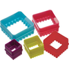 Colourworks 5-Piece Square Cookie Cutter Set