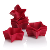 6 Silicone Star Cupcake Cases