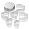 6 Heart Cookie Cutters