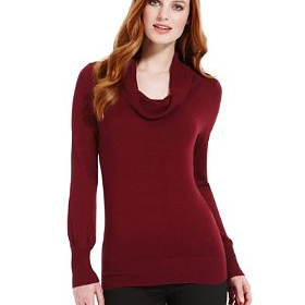 M&S Collection Cowl Neck Jumper