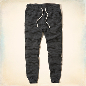 Hollister Pattern Fleece Joggers