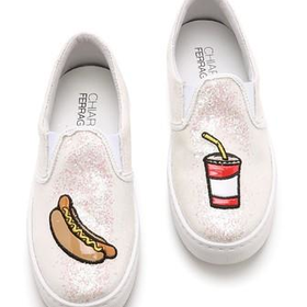 Hot Dog & Soda Slip On Sneakers