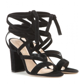 Janis High suede sandals