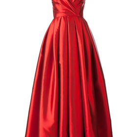Reem Acra flared evening gown