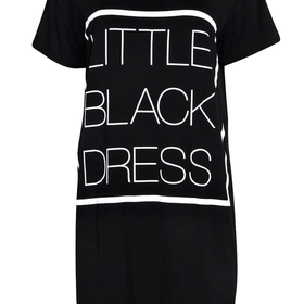 Lola 'Black Dress' T-Shirt Dress